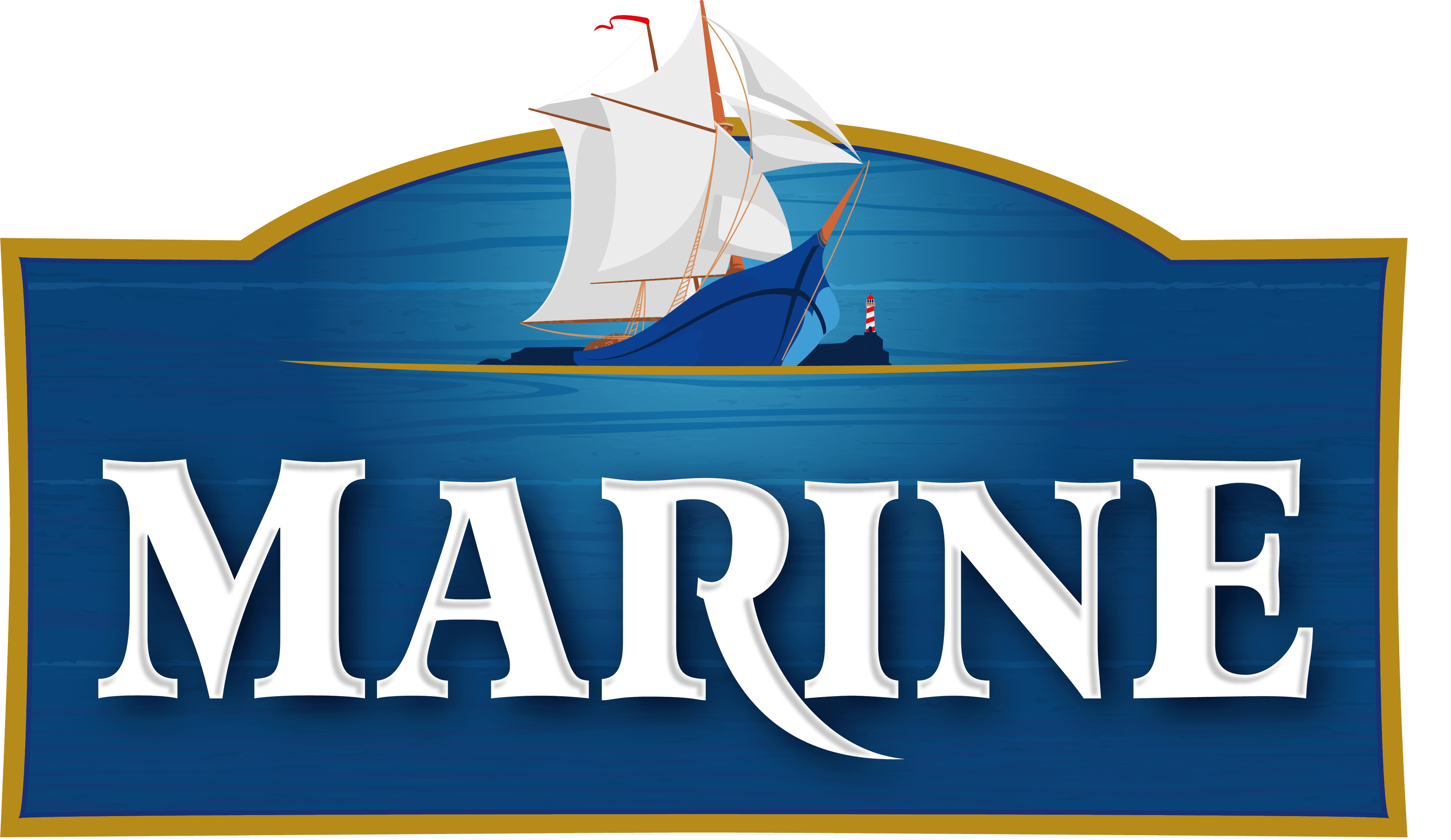 Logo Marine, client BrainBow Agency