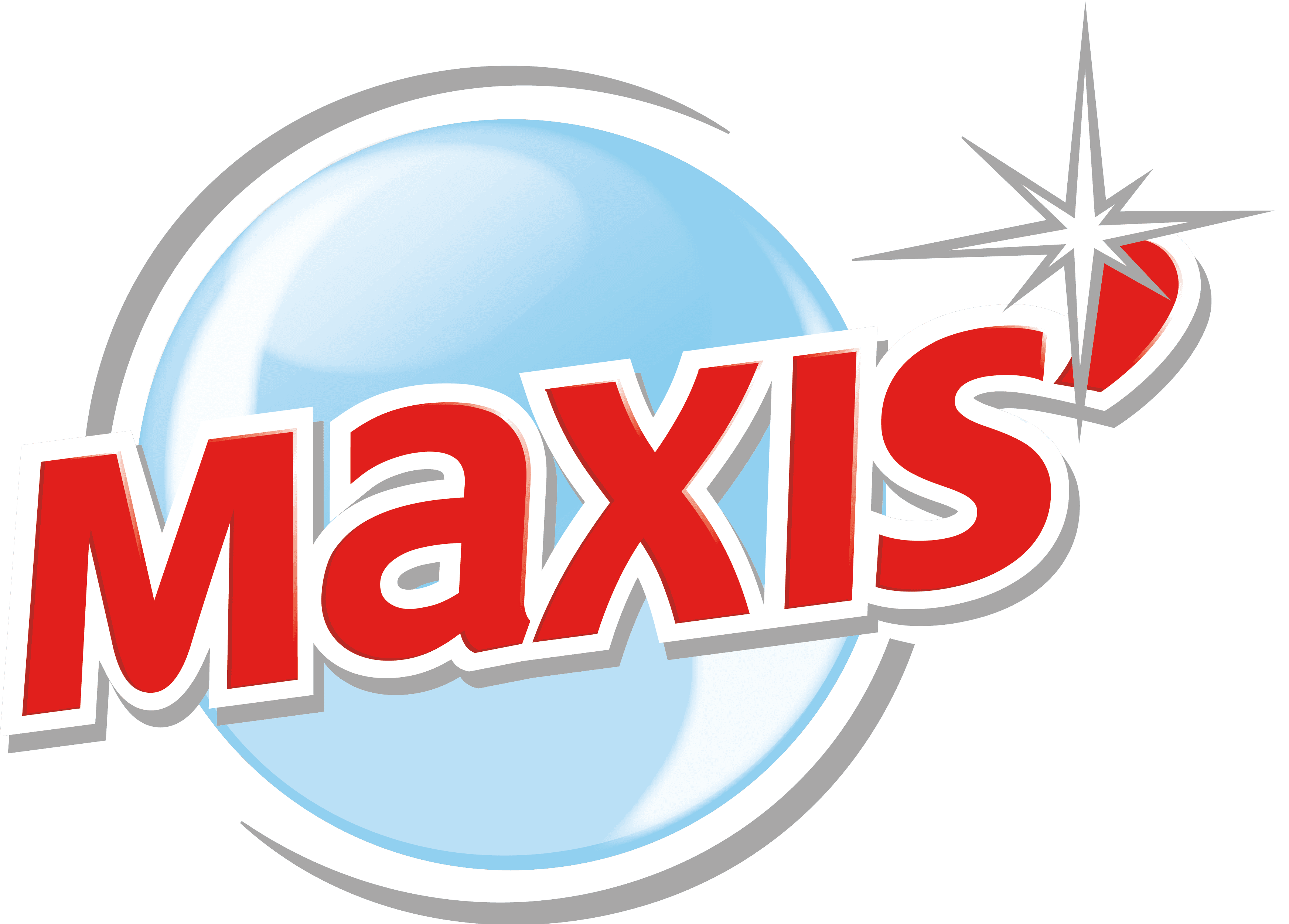 Logo Maxis, client BrainBow Agency